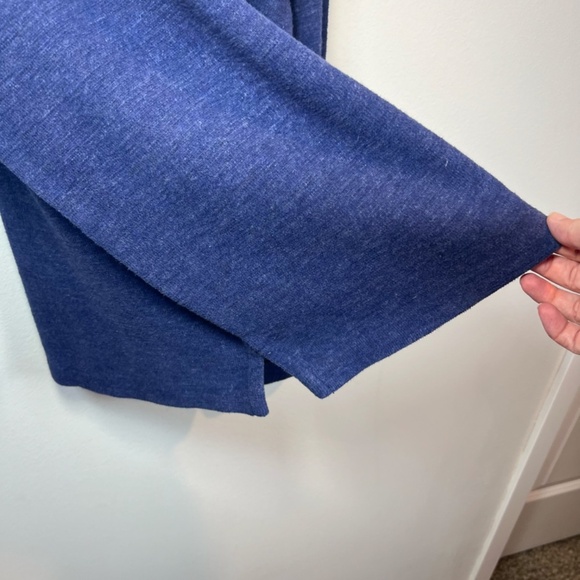 Polo Ralph Lauren Men's Quarter Zip Pullover Sweater Blue Heather Red Pony Sz XL - Picture 11 of 13